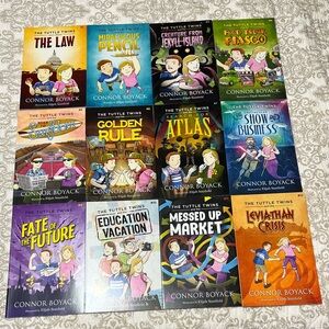 Tuttle Twins Book Set, 13 paperback + hardcover history book